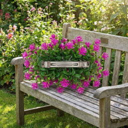 6 Bundles Artificial Flowers Fake Plant Garden Wedding Indoor Outdoor Home Decor - thumbnail 3