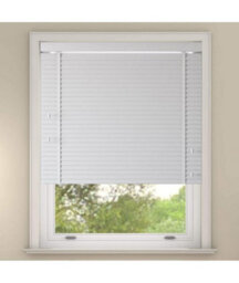 Faux Wood Venetian Blind With Tapes 200Cm Drop 45Cm Wide White