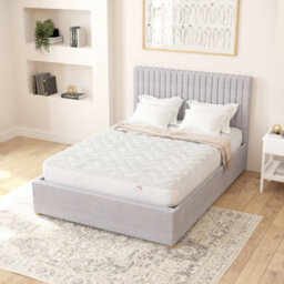 Aspire Uk Made Cool Airflow Sprung Mattress, Size Small Single