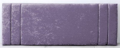 Comfy Deluxe 2Ft6 26Inch  Purple Crush Velvet  Savannah Headboard