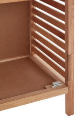 Premier Housewares Maison By Premier Two Tier Walnut Wood Bathroom Shelf Unit - thumbnail 7