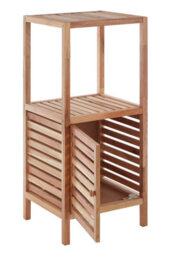 Premier Housewares Maison By Premier Two Tier Walnut Wood Bathroom Shelf Unit - thumbnail 5