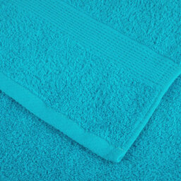 Berkfield Premium Sauna Towels Solund 10 Pcs Turquoise 80X200 Cm 600 Gsm - thumbnail 6