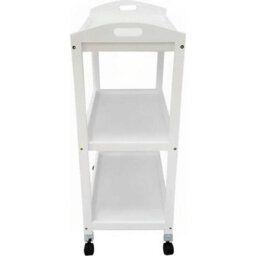 3 Tier Kitchen Trolley Tea Coffee Drinks Serving Cart On Wheels Kitchen Storage - thumbnail 6