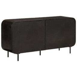 Berkfield Sideboard 140X35X70 Cm Solid Wood Reclaimed And Metal - thumbnail 4