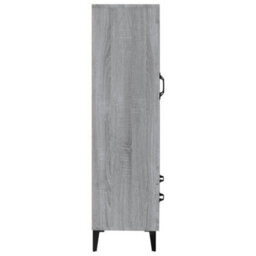 Berkfield Highboard Grey Sonoma 70X31X115 Cm Engineered Wood - thumbnail 8