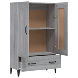 Berkfield Highboard Grey Sonoma 70X31X115 Cm Engineered Wood - thumbnail 7