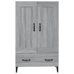 Berkfield Highboard Grey Sonoma 70X31X115 Cm Engineered Wood - thumbnail 6