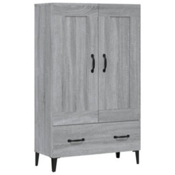 Berkfield Highboard Grey Sonoma 70X31X115 Cm Engineered Wood - thumbnail 2