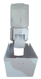 Soap Dispenser Wall Mounted Liquid Bathroom Hand Shower Gel Shampoo Holder Pump - thumbnail 3