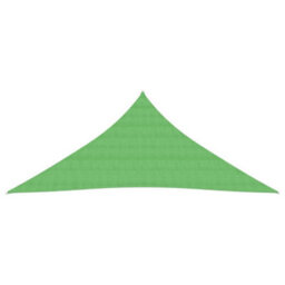 Berkfield Sunshade Sail 160 G/m2 Light Green 4X4X4 M Hdpe - thumbnail 2