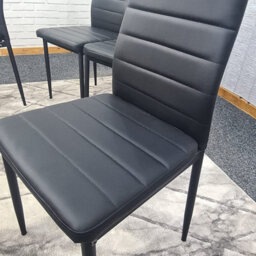 Kitchen Dining Chairs X6 Black Faux Leather Chairs Furnitur, Kosy Koala - thumbnail 7