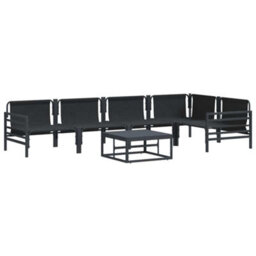 Walplus Garden Sofa Set Anthracite Steel - thumbnail 8