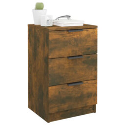Berkfield Bedside Cabinet Smoked Oak 40X36X65 Cm - thumbnail 4