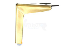 L&F 4X Furniture Feet Metal Antique Brushed Brass Furniture Legs Sofas Chairs Stools 125mm High Pkc402 Predrilled - thumbnail 9