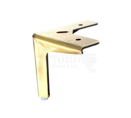 L&F 4X Furniture Feet Metal Antique Brushed Brass Furniture Legs Sofas Chairs Stools 125mm High Pkc402 Predrilled - thumbnail 7