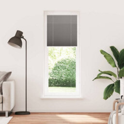 Berkfield Modern Pleated Blind Anthracite 70X200 Cm Fabric Width 69.4 Cm Polyester