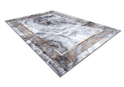 RugsX Miro 51278.812 Washing Carpet Marble, Greek Anti-Slip - Grey / Gold  140X190 Cm - thumbnail 3