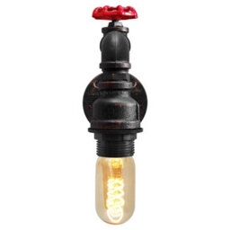 Long Life Lamps Company Industrial Vintage Water Pipe Wall Lamp M0162 - thumbnail 5