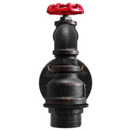 Long Life Lamps Company Industrial Vintage Water Pipe Wall Lamp M0162 - thumbnail 4
