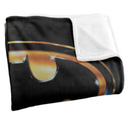 DC comics Batman Golden Logo Blanket Multicoloured (One Size) - thumbnail 3