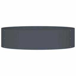 Berkfield Garden Planter Anthracite 80 X 80 X 20 Cm Steel - thumbnail 5