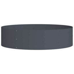 Berkfield Garden Planter Anthracite 80 X 80 X 20 Cm Steel - thumbnail 2