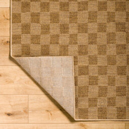 Livabliss Pismo Beach-Modern Yellow Tan Checkered In- & Outdoor Jute-Look Rug 120 X 170 Cm Easy Care, Non Shedding - thumbnail 4