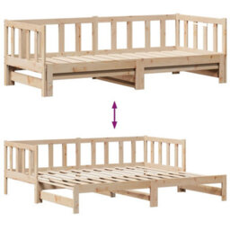 Walplus Daybed With Trundle And Drawers Without Mattress 90X200 Cm - thumbnail 9