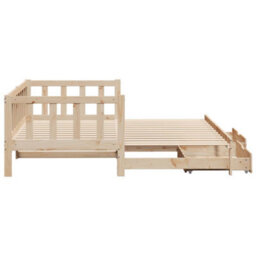 Walplus Daybed With Trundle And Drawers Without Mattress 90X200 Cm - thumbnail 7