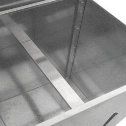 MonsterShop Galvanised Steel Coal Storage Bunker - 500Kg - thumbnail 4