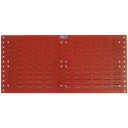 2 Pack Of 1000 X 500mm Red Louvre Storage Bin Panels For Wall Mounting