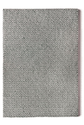 Grey Wool Rug, Easy To Clean Rug, Plain Shaggy Rug, Handmade Luxurious Rug For Bedroom, & Living Room-120Cm X 170Cm