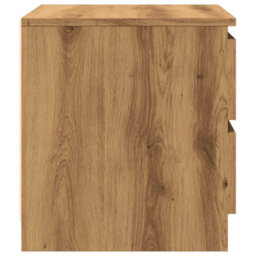 Berkfield Bedside Cabinets 2 Pcs Artisan Oak 50X40X43.5 Cm Engineered Wood - thumbnail 6