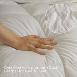 MHG Living Duck Feather & Down Duvet 10.5 Tog - T220 Down-Proof Cotton Cover, Hypoallergenic - Double - thumbnail 8