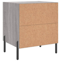 Berkfield Bedside Cabinet Grey Sonoma 40X35X47.5 Cm Engineered Wood - thumbnail 8
