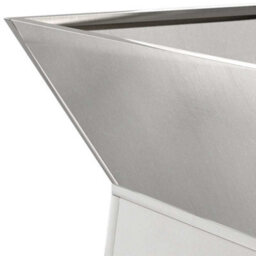 Berkfield Garden Pillar Planter With Bowl 35X35X73 Cm Stainless Steel - thumbnail 7