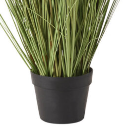 Wyld And Coco Fox Tail Artificial Plant In Black Pot - 150 Cm, Green With Golden Plumes - thumbnail 5