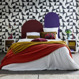 Sweeek - Pair Of Bedside Tables With A Wooden Effect And 2 Niches Hector White 40X30X54 Cm - thumbnail 5