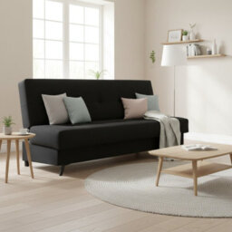 Enduro Xiii Modern Upholstered Living Room Sofa Comfortable Stylish Seating For Relaxing Various Colours Black - thumbnail 2