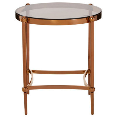Orsina Elegant Side Table, Durable Side Table By Couch For Livingroom, Stainless Steel Small Lounge Table - image 1