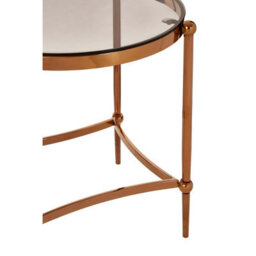 Orsina Elegant Side Table, Durable Side Table By Couch For Livingroom, Stainless Steel Small Lounge Table - thumbnail 4