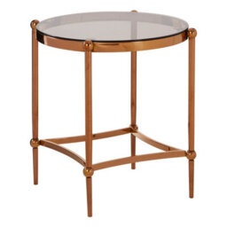 Orsina Elegant Side Table, Durable Side Table By Couch For Livingroom, Stainless Steel Small Lounge Table - thumbnail 2