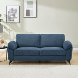 More4Homes Malmo 3 Seater Sofa Modern Scandi Style Fabric Living Room Sofa (Blue) - thumbnail 7