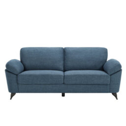 More4Homes Malmo 3 Seater Sofa Modern Scandi Style Fabric Living Room Sofa (Blue) - thumbnail 3