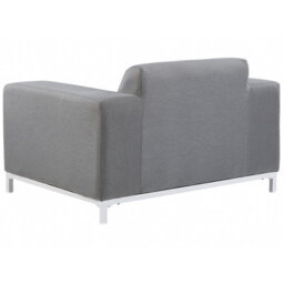 Beliani Set Of 2 Garden Armchairs Rovigo Fabric Grey - thumbnail 7