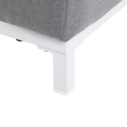 Beliani Set Of 2 Garden Armchairs Rovigo Fabric Grey - thumbnail 9