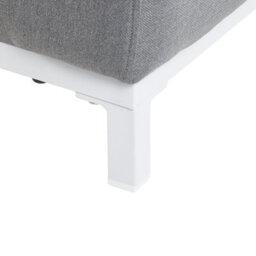 Beliani Set Of 2 Garden Armchairs Rovigo Fabric Grey - thumbnail 8