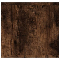 Berkfield Wall Shelf Smoked Oak 102X30X29 Cm Engineered Wood - thumbnail 7