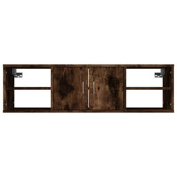 Berkfield Wall Shelf Smoked Oak 102X30X29 Cm Engineered Wood - thumbnail 5